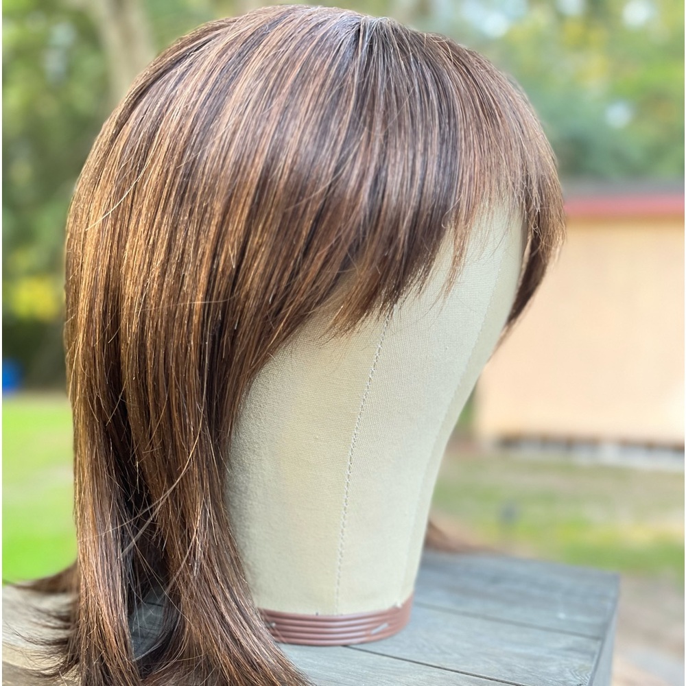 NORIKO MILAN TOASTED BROWN TOPPER with BANGS